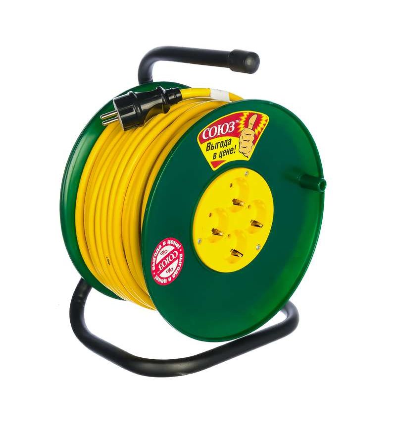 Удлинитель на катушке 4х30м с заземл. 16А IP20 3.7кВт Союз 481S-3603
Удлинитель на катушке 4х30м с заземл. 16А IP20 3.7кВт Союз 481S-3603