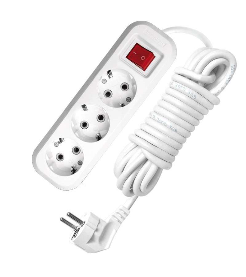 Удлинитель 3х7м с заземл. 16А IP20 S-303 с выкл. ПВС 3х1 UNIVersal 9631988
Удлинитель 3х7м с заземл. 16А IP20 S-303 с выкл. ПВС 3х1 UNIVersal 9631988