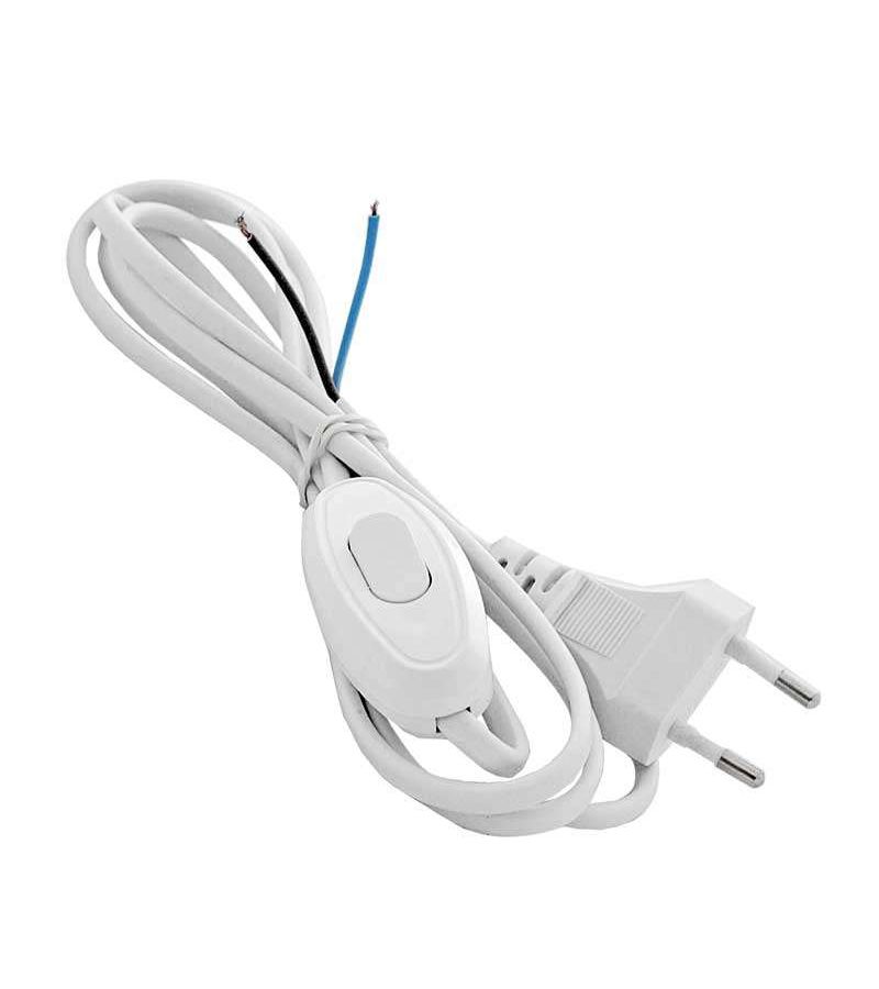 Шнур с электр. вилкой и прох. выкл. 1.7м (ШВВП-ВП 2х0.75) бел. UNIVersal А1060
Шнур с электр. вилкой и прох. выкл. 1.7м (ШВВП-ВП 2х0.75) бел. UNIVersal А1060