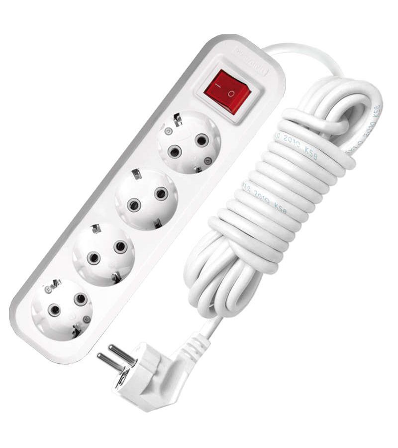 Удлинитель 4х3м с заземл. 16А IP20 S-304 с выкл. ПВС 3х1 UNIVersal 9631990
Удлинитель 4х3м с заземл. 16А IP20 S-304 с выкл. ПВС 3х1 UNIVersal 9631990