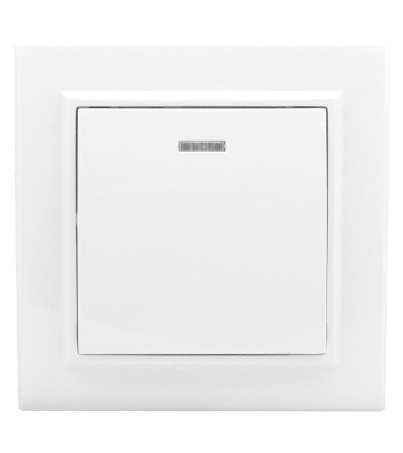 Выключатель 1-кл. СП Минск 10А IP20 с индикатором бел. Basic EKF ERV10-121-10
Выключатель 1-кл. СП Минск 10А IP20 с индикатором бел. Basic EKF ERV10-121-10