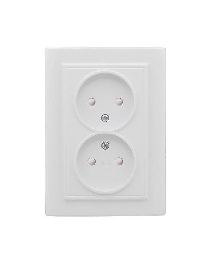 Розетка 2-м СП Минск 10А защ. шторки без заземл. бел. Basic EKF ERR10-102-100
Розетка 2-м СП Минск 10А защ. шторки без заземл. бел. Basic EKF ERR10-102-100