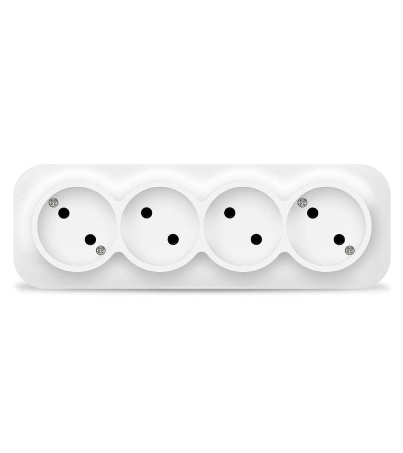 Розетка 4-м ОП 10А IP20 без заземл. бел. IONICH 1446
Розетка 4-м ОП 10А IP20 без заземл. бел. IONICH 1446