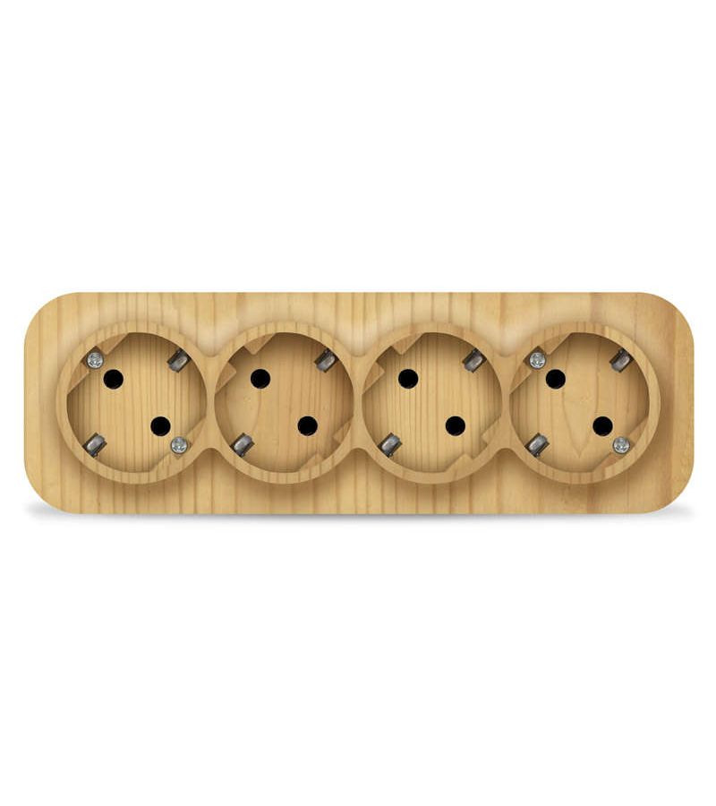 Розетка 4-м ОП 16А IP20 с заземл. сосна IONICH 1457
Розетка 4-м ОП 16А IP20 с заземл. сосна IONICH 1457