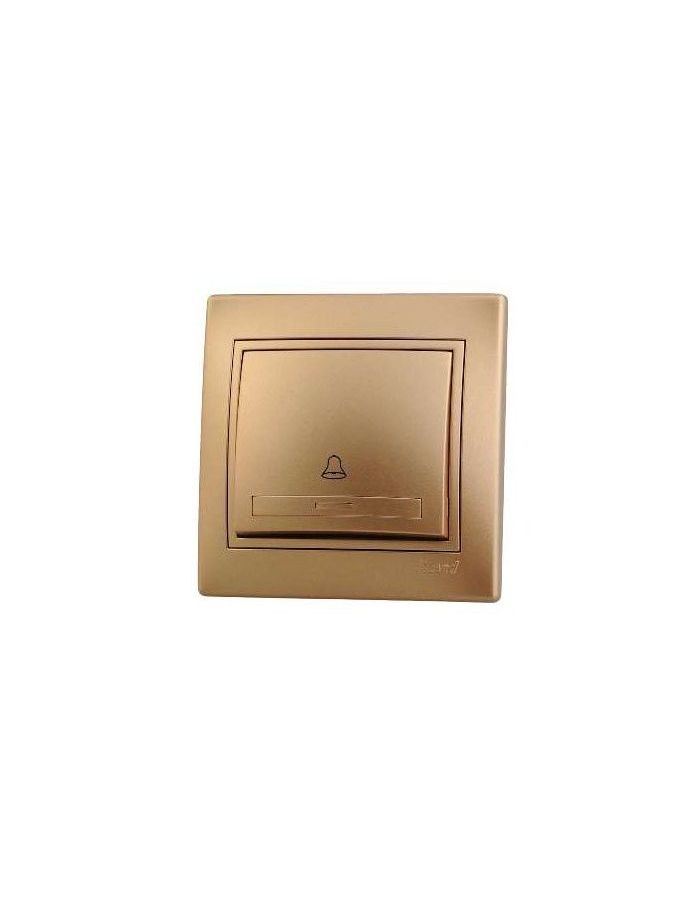 Выключатель кнопочный 1-кл. СП Мира метал. зол. LEZARD 701-1313-103
Выключатель кнопочный 1-кл. СП Мира метал. зол. LEZARD 701-1313-103