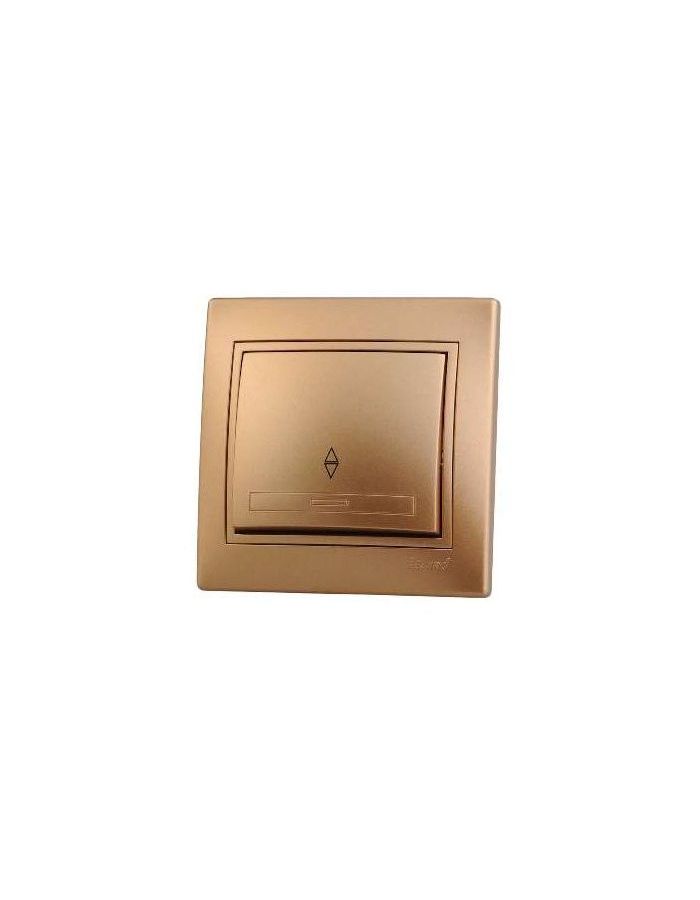 Выключатель проходной 1-кл. СП Мира 10А IP20 со вставкой зол. метал. LEZARD 701-1313-105
Выключатель проходной 1-кл. СП Мира 10А IP20 со вставкой зол. метал. LEZARD 701-1313-105