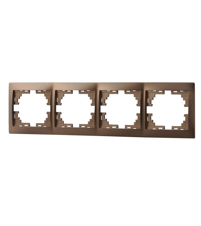 Рамка 4-м Мира горизонт. свет. корич. LEZARD 701-3100-149
Рамка 4-м Мира горизонт. свет. корич. LEZARD 701-3100-149