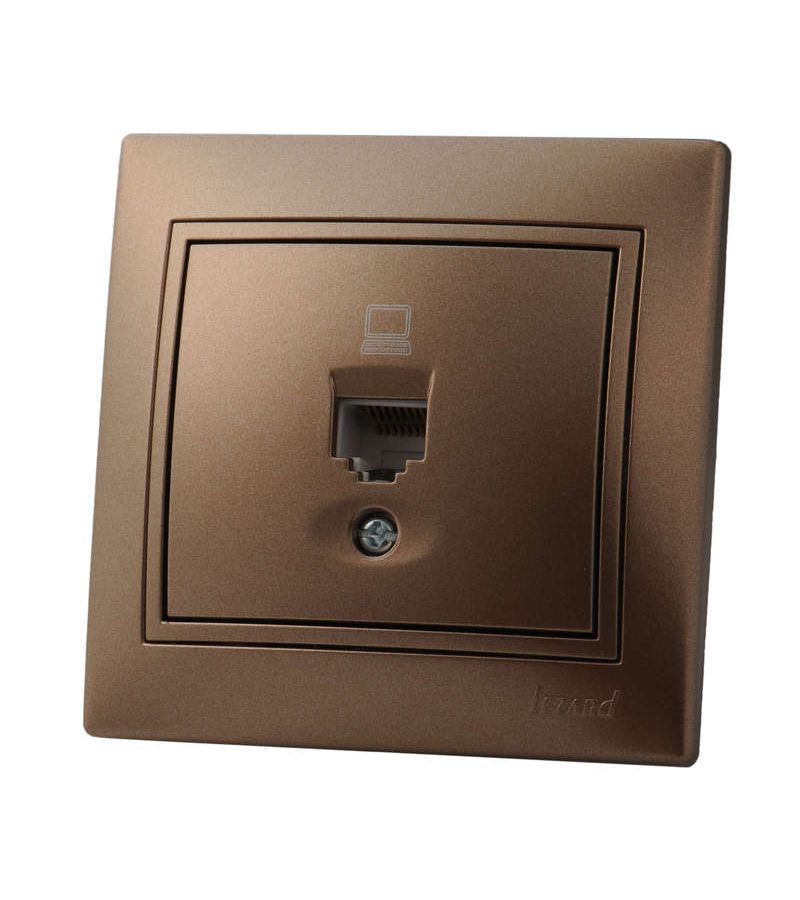 Розетка компьютерная 1-м СП Мира RJ45 свет. корич. перламутр LEZARD 701-3131-139
Розетка компьютерная 1-м СП Мира RJ45 свет. корич. перламутр LEZARD 701-3131-139