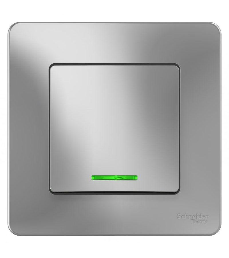 Выключатель 1-кл. СП Blanca 10А IP20 (сх. 1) 250В с подсветкой алюм. SchE BLNVS010113
Выключатель 1-кл. СП Blanca 10А IP20 (сх. 1) 250В с подсветкой алюм. SchE BLNVS010113