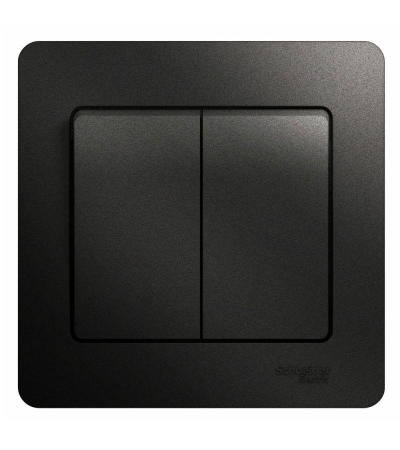 Выключатель 2-кл. СП Glossa 10А IP20 (сх. 5) 10AX в сборе антрацит SchE GSL000752
Выключатель 2-кл. СП Glossa 10А IP20 (сх. 5) 10AX в сборе антрацит SchE GSL000752