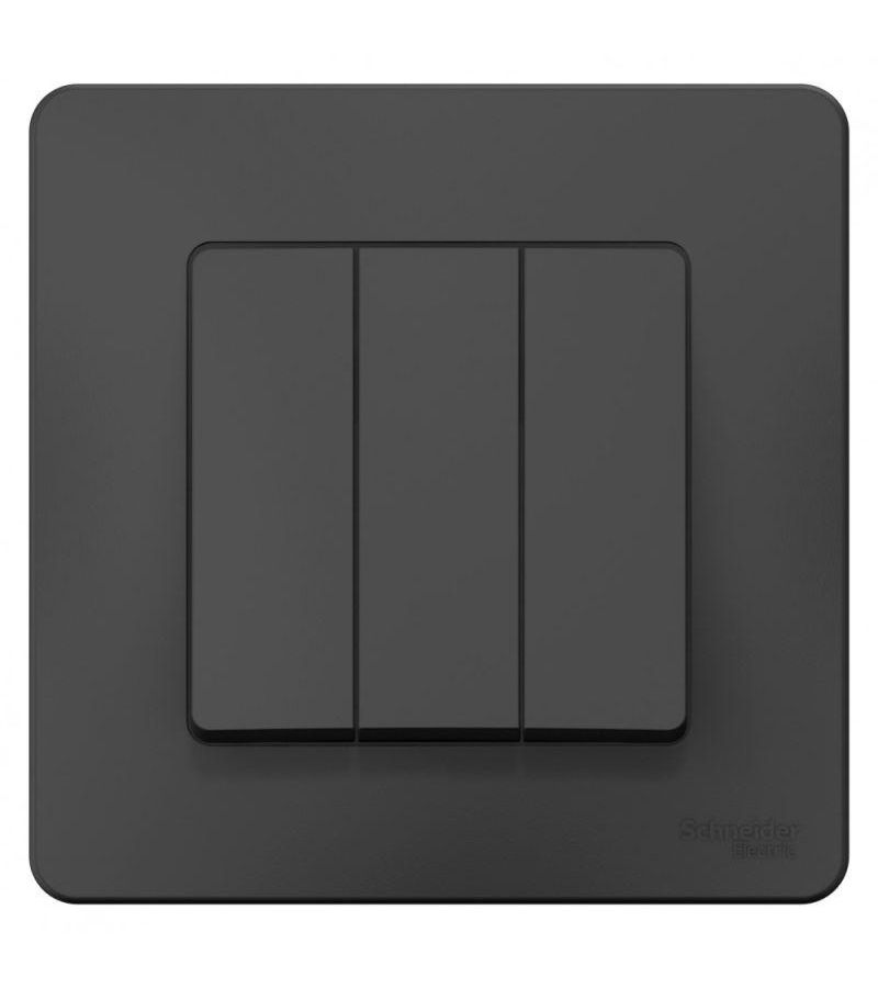 Выключатель 3-кл. СП Blanca 10А IP20 (сх. 1+1+1) 250В антрацит SchE BLNVS100506
Выключатель 3-кл. СП Blanca 10А IP20 (сх. 1+1+1) 250В антрацит SchE BLNVS100506