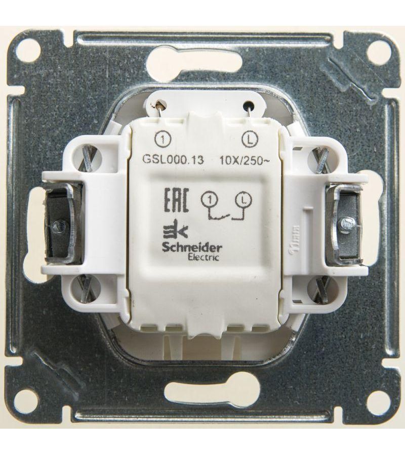 Механизм выключателя 1-кл. СП Glossa 10А IP20 (сх. 1а) 10AX с подсветкой перламутр SchE GSL000613
Механизм выключателя 1-кл. СП Glossa 10А IP20 (сх. 1а) 10AX с подсветкой перламутр SchE GSL000613