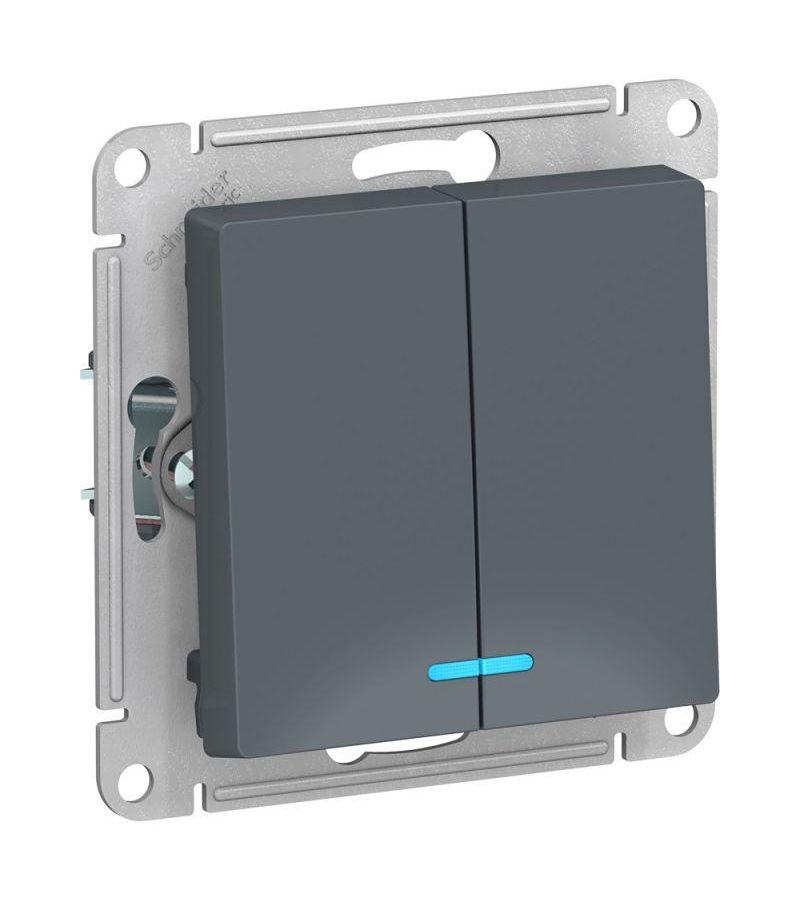 Механизм выключателя 2-кл. СП AtlasDesign 10А IP20 (сх. 5а) 10AX с подсветкой грифель SchE ATN000753
Механизм выключателя 2-кл. СП AtlasDesign 10А IP20 (сх. 5а) 10AX с подсветкой грифель SchE ATN000753