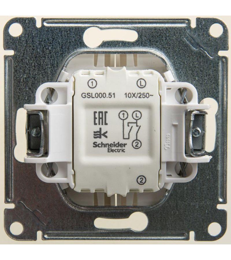 Механизм выключателя 2-кл. СП Glossa 10А IP20 (сх. 5) 10AX перламутр SchE GSL000651
Механизм выключателя 2-кл. СП Glossa 10А IP20 (сх. 5) 10AX перламутр SchE GSL000651