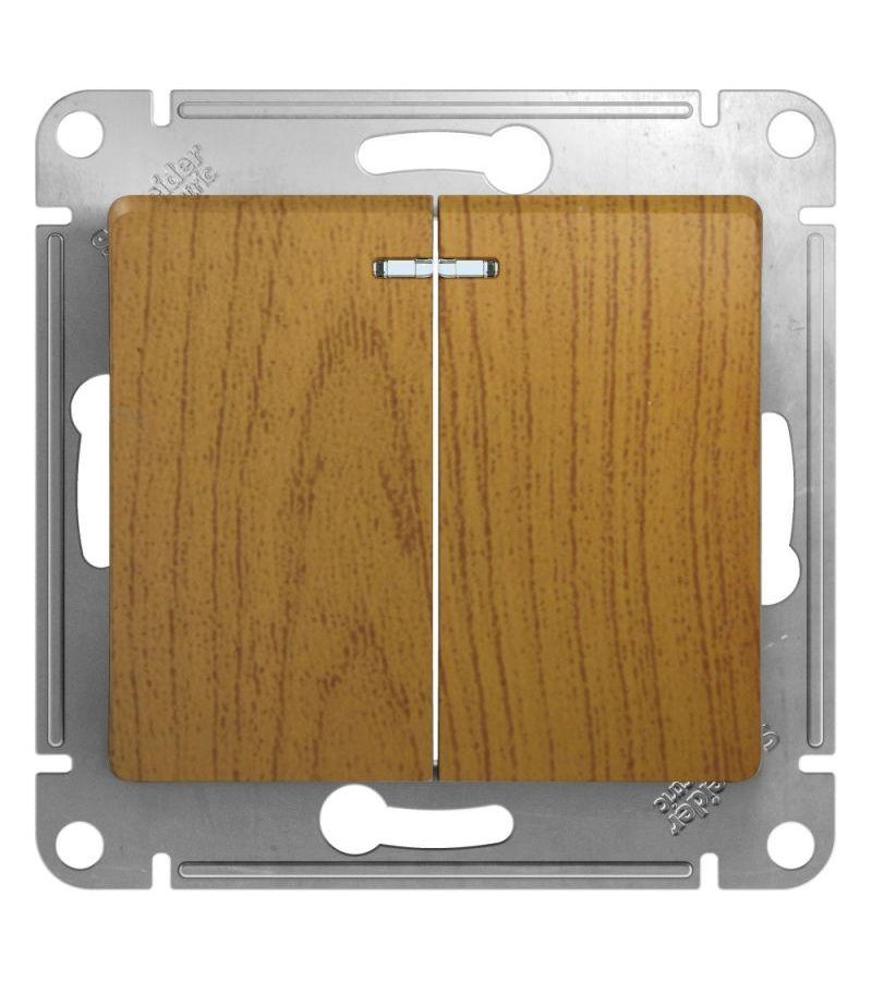 Механизм выключателя 2-кл. СП Glossa 10А IP20 (сх. 5а) 10AX с подсветкой дуб SchE GSL000553
Механизм выключателя 2-кл. СП Glossa 10А IP20 (сх. 5а) 10AX с подсветкой дуб SchE GSL000553