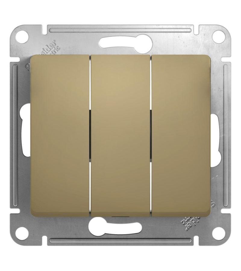 Механизм выключателя 3-кл. СП Glossa 10А IP20 (сх. 1+1+1) 10AX титан SchE GSL000431
Механизм выключателя 3-кл. СП Glossa 10А IP20 (сх. 1+1+1) 10AX титан SchE GSL000431