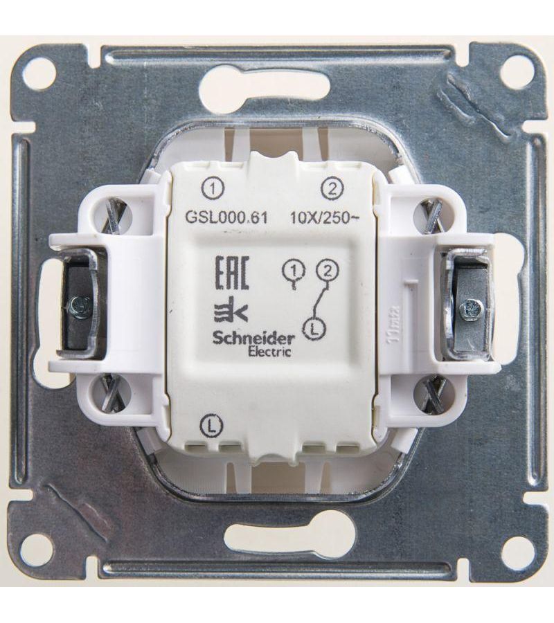 Механизм переключателя 1-кл. СП Glossa 10А IP20 (сх. 6) 10AX перламутр SchE GSL000661
Механизм переключателя 1-кл. СП Glossa 10А IP20 (сх. 6) 10AX перламутр SchE GSL000661