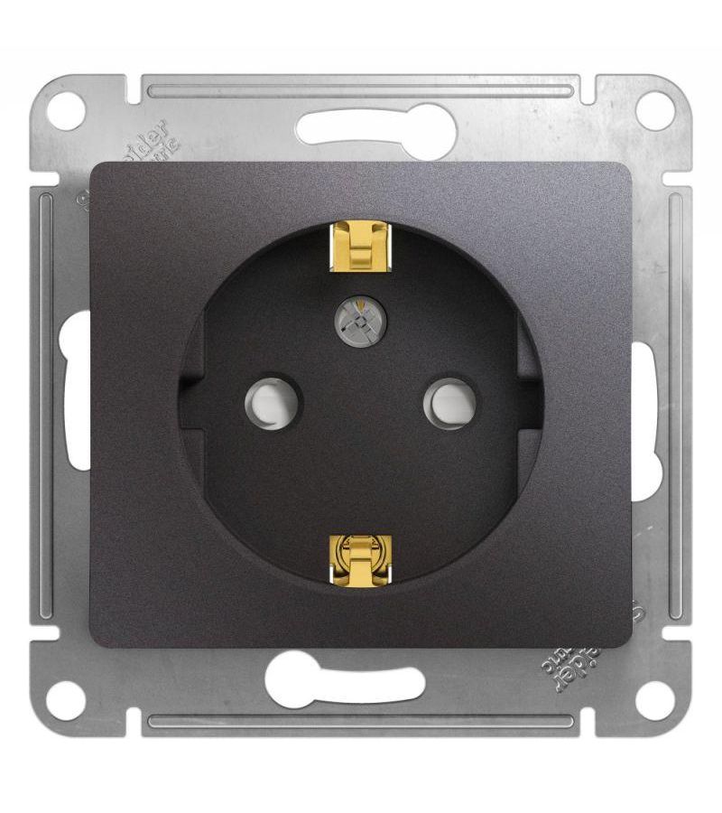 Механизм розетки 1-м Glossa 16А 250В защ. шторки с заземл. графит SchE GSL001345
Механизм розетки 1-м Glossa 16А 250В защ. шторки с заземл. графит SchE GSL001345