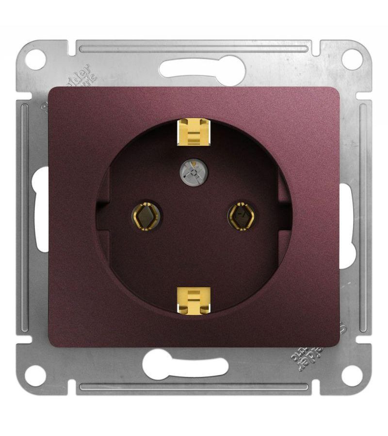 Механизм розетки 1-м Glossa 16А 250В с заземл. баклажан. SchE GSL001143
Механизм розетки 1-м Glossa 16А 250В с заземл. баклажан. SchE GSL001143