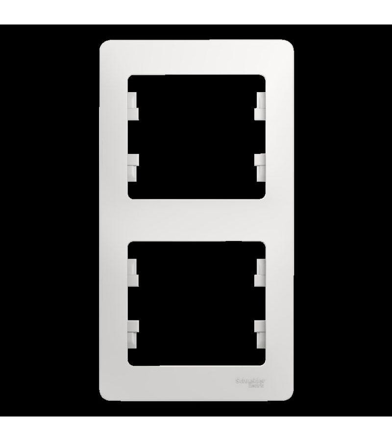 Рамка 2-м Glossa верт. бел. SchE GSL000106
Рамка 2-м Glossa верт. бел. SchE GSL000106