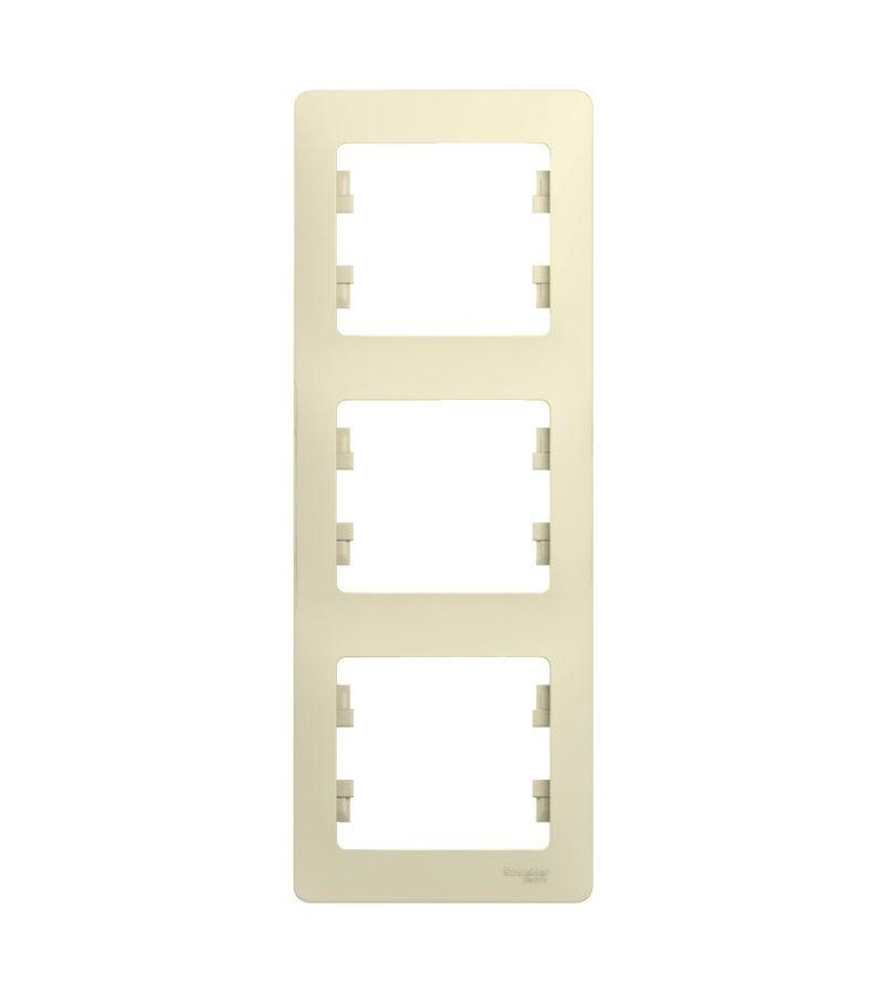 Рамка 3-м Glossa верт. беж. SchE GSL000207
Рамка 3-м Glossa верт. беж. SchE GSL000207