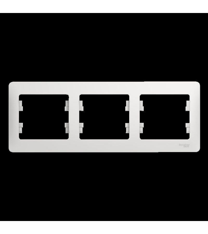 Рамка 3-м Glossa горизонт. бел. SchE GSL000103
Рамка 3-м Glossa горизонт. бел. SchE GSL000103