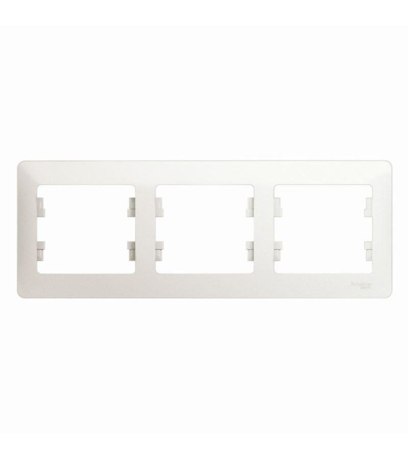 Рамка 3-м Glossa горизонт. перламутр SchE GSL000603
Рамка 3-м Glossa горизонт. перламутр SchE GSL000603