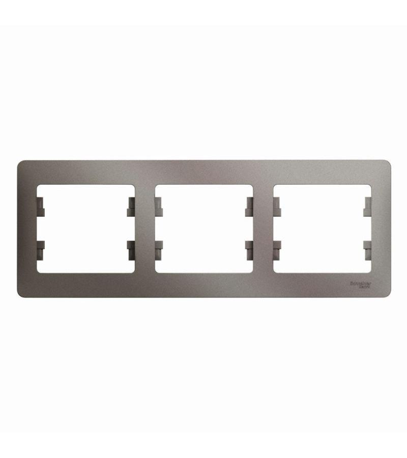 Рамка 3-м Glossa горизонт. платина SchE GSL001203
Рамка 3-м Glossa горизонт. платина SchE GSL001203