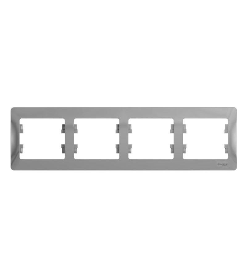 Рамка 4-м Glossa горизонт. алюм. SchE GSL000304
Рамка 4-м Glossa горизонт. алюм. SchE GSL000304