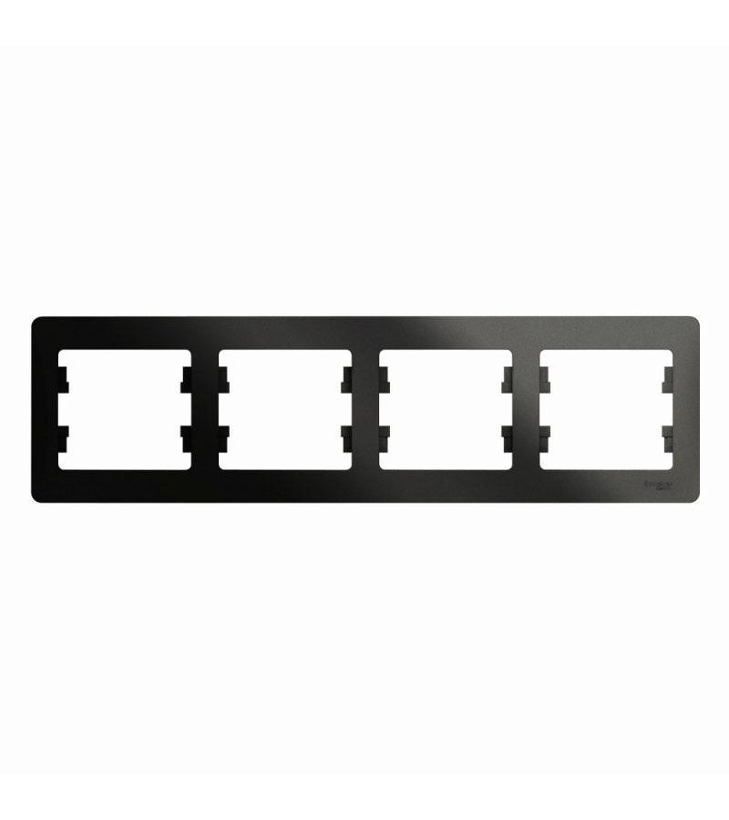 Рамка 4-м Glossa горизонт. антрацит SchE GSL000704
Рамка 4-м Glossa горизонт. антрацит SchE GSL000704