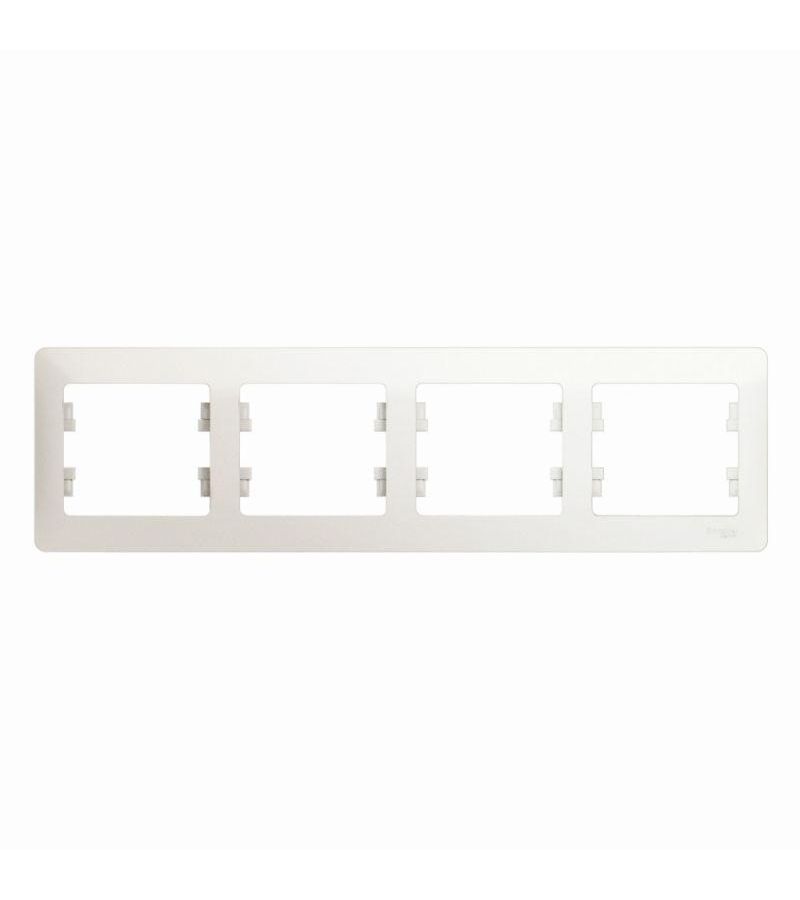 Рамка 4-м Glossa горизонт. перламутр SchE GSL000604
Рамка 4-м Glossa горизонт. перламутр SchE GSL000604