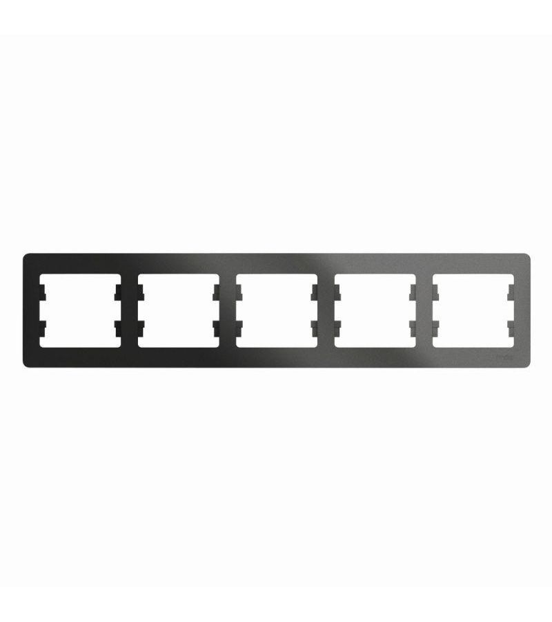 Рамка 5-м Glossa горизонт. антрацит SchE GSL000705
Рамка 5-м Glossa горизонт. антрацит SchE GSL000705