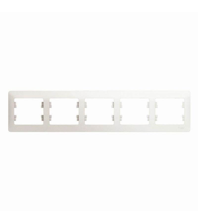 Рамка 5-м Glossa горизонт. перламутр SchE GSL000605
Рамка 5-м Glossa горизонт. перламутр SchE GSL000605