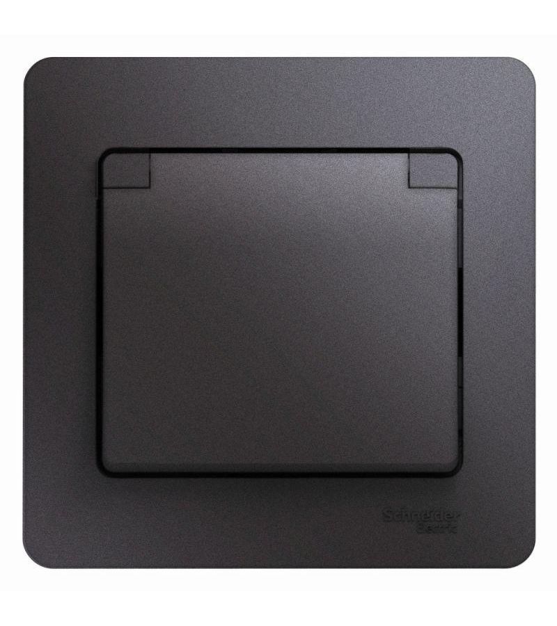 Розетка 1-м Glossa 16А 250В с защ. крышкой защ. шторки с заземл. в сборе IP20 графит SchE GSL001346
Розетка 1-м Glossa 16А 250В с защ. крышкой защ. шторки с заземл. в сборе IP20 графит SchE GSL001346