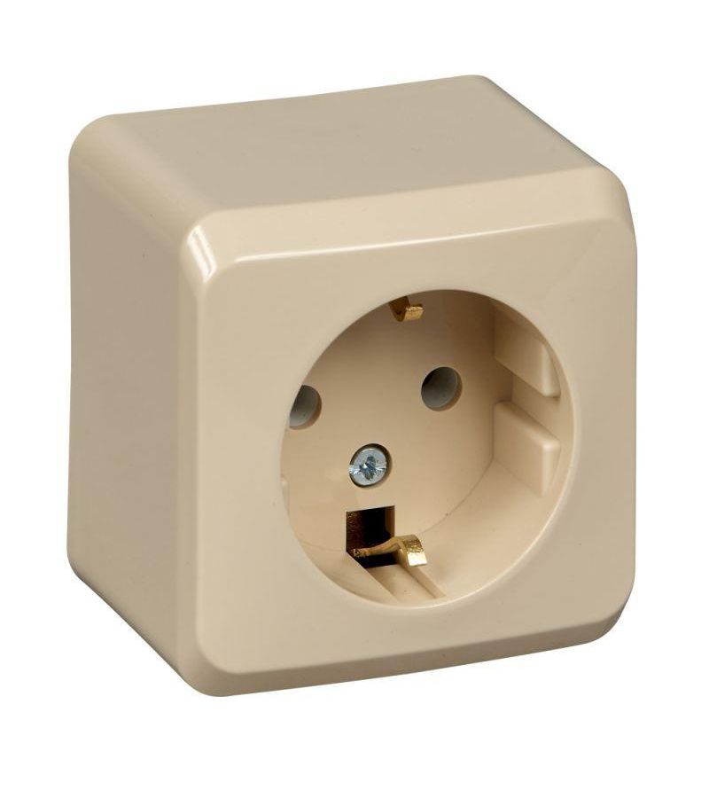 Розетка 1-м ОП Этюд 16А с заземл. крем. SchE PA16-003K
Розетка 1-м ОП Этюд 16А с заземл. крем. SchE PA16-003K