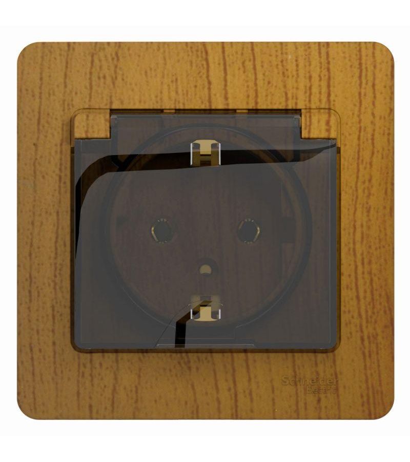 Розетка 1-м СП Glossa 16А с защ. крышкой защ. шторки с заземл. в сборе дер. дуб SchE GSL000546
Розетка 1-м СП Glossa 16А с защ. крышкой защ. шторки с заземл. в сборе дер. дуб SchE GSL000546