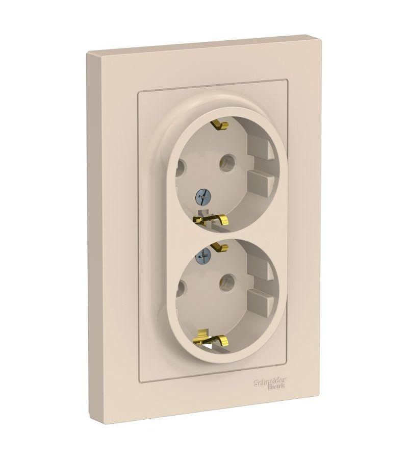 Розетка 2-м ATLAS DESIGN с заземл. 16А в сборе беж. SchE ATN000224
Розетка 2-м ATLAS DESIGN с заземл. 16А в сборе беж. SchE ATN000224