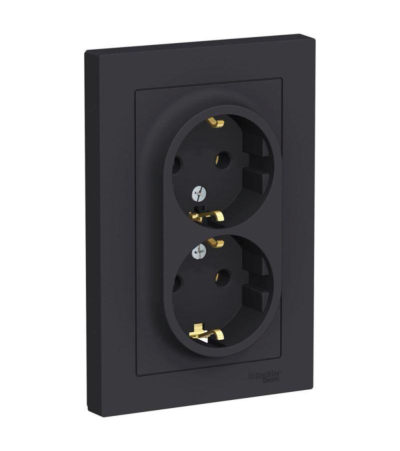 Розетка 2-м ATLAS DESIGN с заземл. 16А в сборе карбон SchE ATN001024
Розетка 2-м ATLAS DESIGN с заземл. 16А в сборе карбон SchE ATN001024