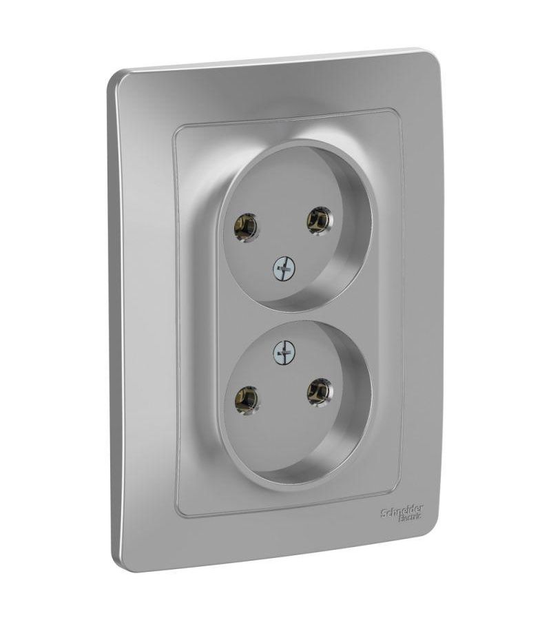 Розетка 2-м СП BLANCA 16А 250В без шторок без заземл. алюм. SchE BLNRS000023
Розетка 2-м СП BLANCA 16А 250В без шторок без заземл. алюм. SchE BLNRS000023