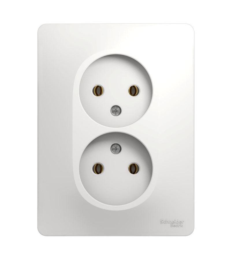 Розетка 2-м СП Glossa 16А IP20 без заземл. бел. SchE GSL000120
Розетка 2-м СП Glossa 16А IP20 без заземл. бел. SchE GSL000120