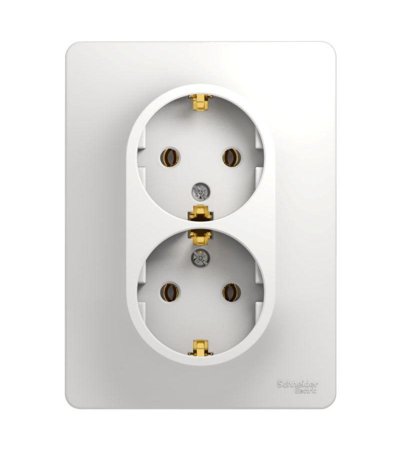 Розетка 2-м СП Glossa с заземл. в сборе бел. SchE GSL000124
Розетка 2-м СП Glossa с заземл. в сборе бел. SchE GSL000124