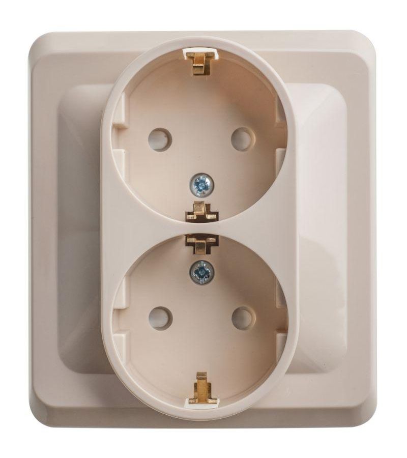 Розетка 2-м СП Этюд 16А защ. шторки с заземл. крем. SchE PC16-008K
Розетка 2-м СП Этюд 16А защ. шторки с заземл. крем. SchE PC16-008K