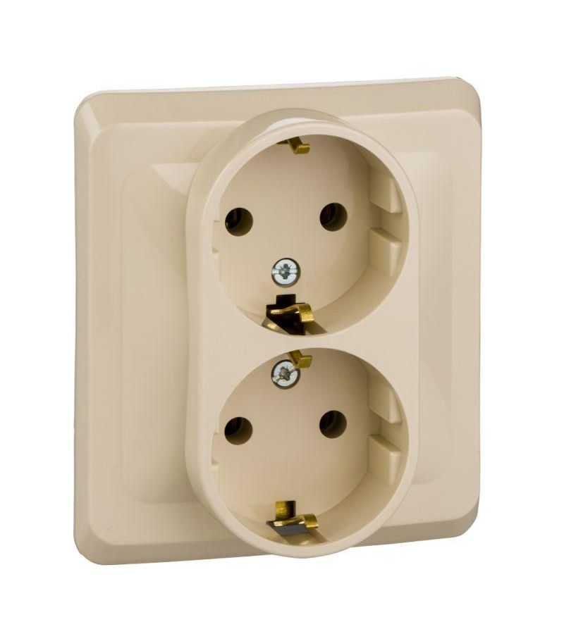 Розетка 2-м СП Этюд 16А с заземл. крем. SchE PC16-007K
Розетка 2-м СП Этюд 16А с заземл. крем. SchE PC16-007K