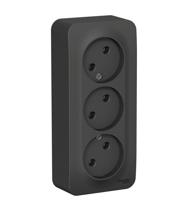 Розетка 3-м ОП BLANCA 16А 250В без шторок без заземл. изол. пласт. антрацит SchE BLNRA000316
Розетка 3-м ОП BLANCA 16А 250В без шторок без заземл. изол. пласт. антрацит SchE BLNRA000316