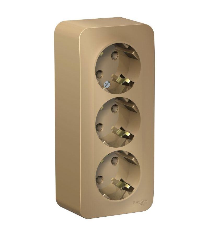 Розетка 3-м ОП BLANCA 16А 250В без шторок с заземл. изол. пласт. титан SchE BLNRA010314
Розетка 3-м ОП BLANCA 16А 250В без шторок с заземл. изол. пласт. титан SchE BLNRA010314