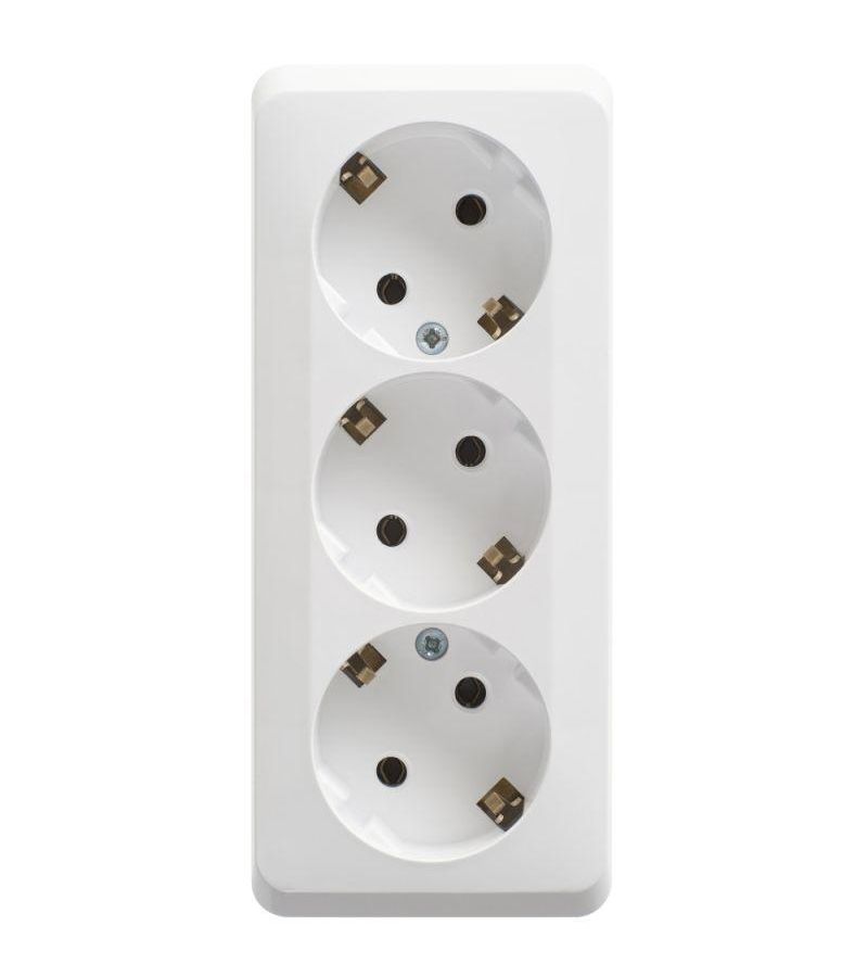 Розетка 3-м ОП Этюд 16А 250В без защ. шторок с заземл. бел. SchE PA16-011B
Розетка 3-м ОП Этюд 16А 250В без защ. шторок с заземл. бел. SchE PA16-011B