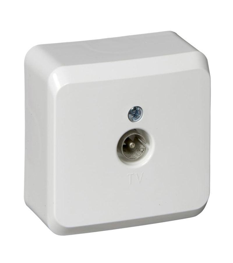 Розетка TV 1-м ОП Этюд бел. SchE TVA-002B
Розетка TV 1-м ОП Этюд бел. SchE TVA-002B