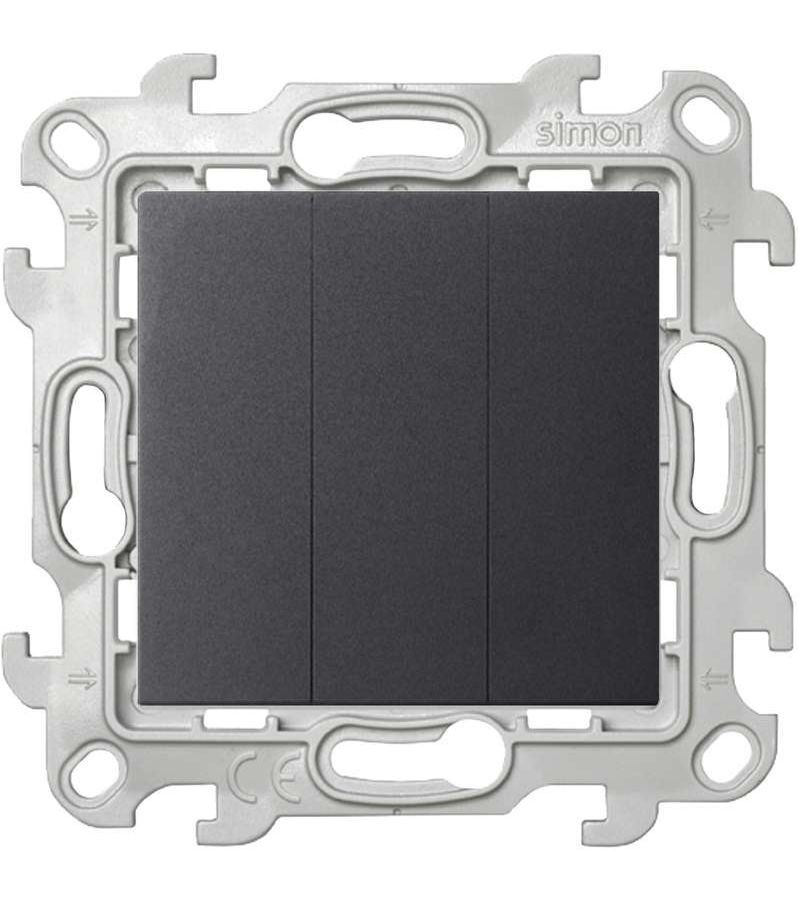 Механизм выключателя 3-кл. 1п 2мод. СП Simon 24 10А IP20 графит Simon 2450391-038
Механизм выключателя 3-кл. 1п 2мод. СП Simon 24 10А IP20 графит Simon 2450391-038