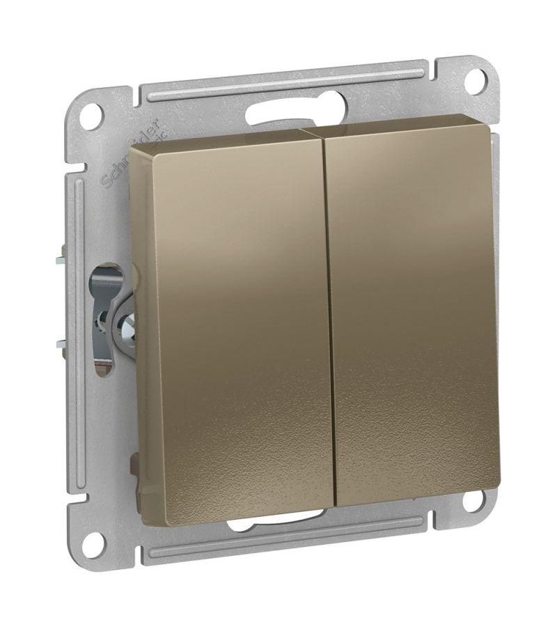 Механизм выключателя 2-кл. СП AtlasDesign 10А IP20 (сх. 5) 10AX шампань SchE ATN000551
Механизм выключателя 2-кл. СП AtlasDesign 10А IP20 (сх. 5) 10AX шампань SchE ATN000551