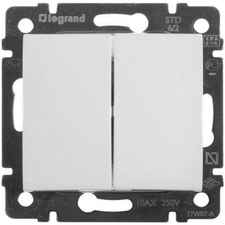 Механизм переключателя на 2 направления 2-кл. СП Valena 10А IP31 250В бел. Leg 774408 отличное состояние
Механизм переключателя на 2 направления 2-кл. СП Valena 10А IP31 250В бел. Leg 774408 отличное состояние